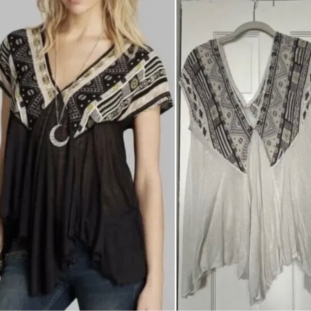 Like New Free People We Are Golden tee